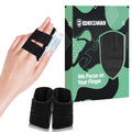 2 Pcs Trigger Finger Splint with 2 Metal Bars for double fingers, Finger Brace Finger Buddy, Immobilizer Support Strap for Arthritis, Tendonitis
