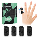 4 Pack Pinky Finger Splint, Small Finger Brace for Trigger Finger - Broken - Arthritis - Straightening for Index - Middle - Ring