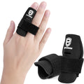 2 Pack Finger Sleeves Protectors, Finger Buddy Bands Adjustable Trigger Finger Brace Splint Support for Sport