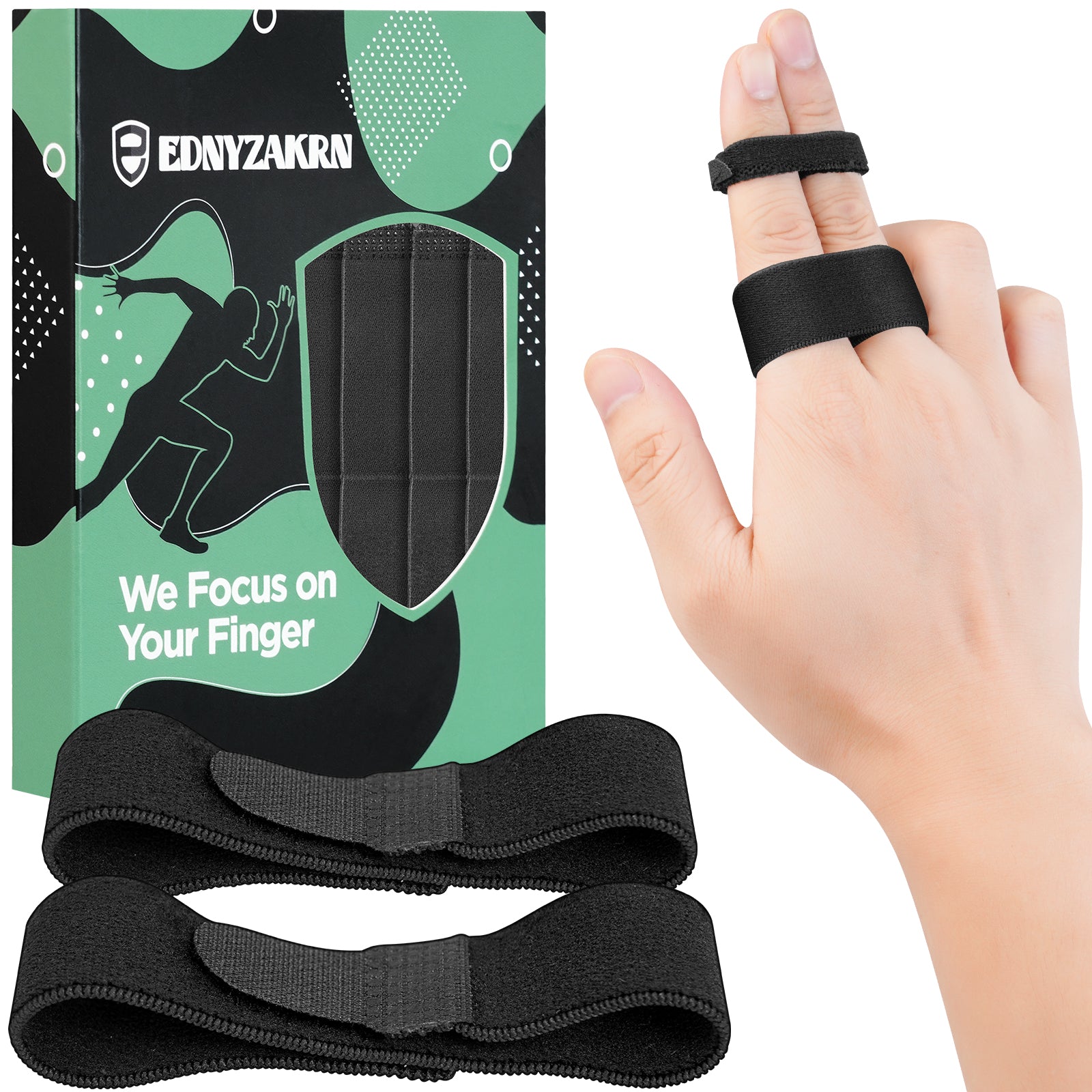 10 Pack Buddy Tape Finger Straps, Washable and Reusable Finger Brace for Joint Stabilizer for Sport Injured