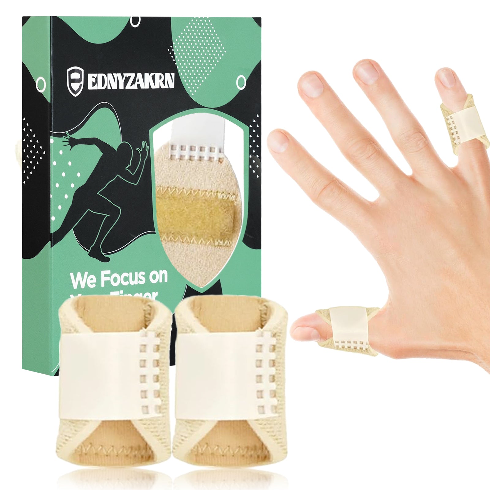 5Pcs Thumb Finger Splints, Finger Brace for Trigger Finger - Broken Finger - Straightening for -Index - Middle - Ring - Pink